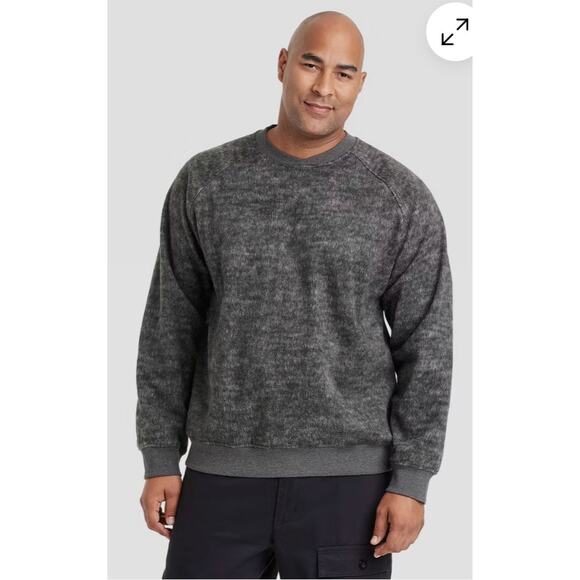 Houston White Crewneck Pullover Sweater Mens Gray Size XXL New - Picture 2 of 4